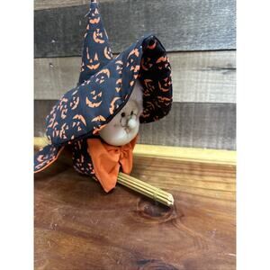 Flying Witch Halloween Kitchen Witch Vintage